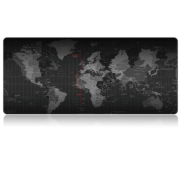 Jumbo World Map Mouse Pad