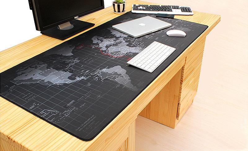 Jumbo World Map Mouse Pad