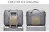 Foldable Travel Bag Canvas Slip-on Luggage