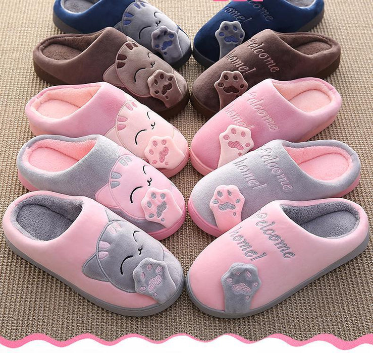 Women's Home Slippers Cartoon Cat