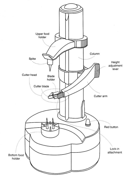 Multifunction Electric Fruit And Vegetable Peeler