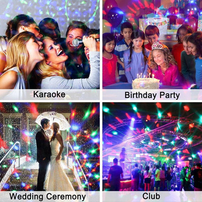 Party Lights Sound Activated Disco Lights