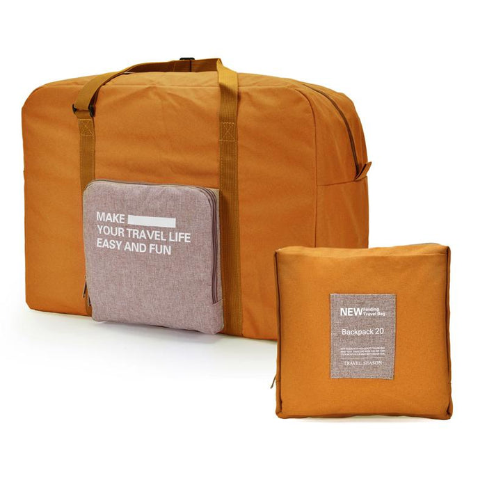 Foldable Travel Bag Canvas Slip-on Luggage