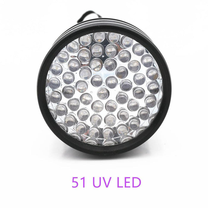 51 LED Black Light UV Flashlight