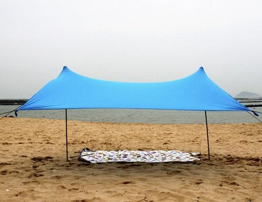 Beach SunShade Tent With Sandbag Anchors & Two Poles