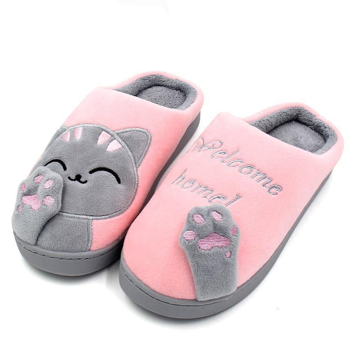 Women's Home Slippers Cartoon Cat