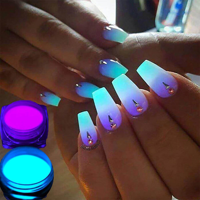 Glow In The Dark Nail Glitter Powder