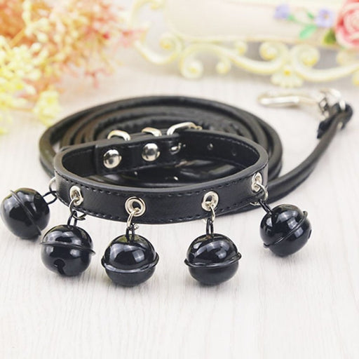 PU Pet Collar with Bell