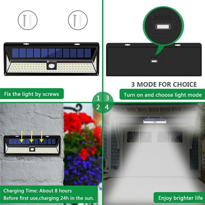 118 LED Motion Sensor Solar Light