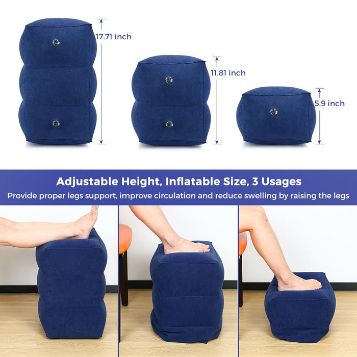 Inflatable Foot Rest Pillow
