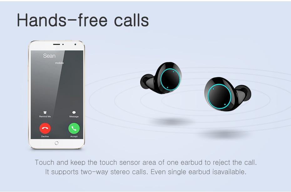 X1 Touch Control Wireless Bluetooth Earbuds