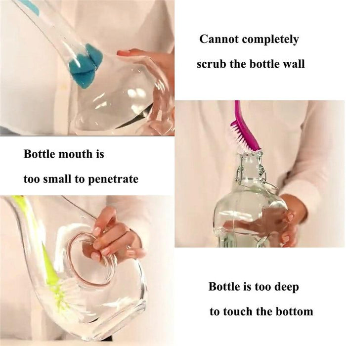 Magnetic Spot Scrubber Glass Bottle Cleaner