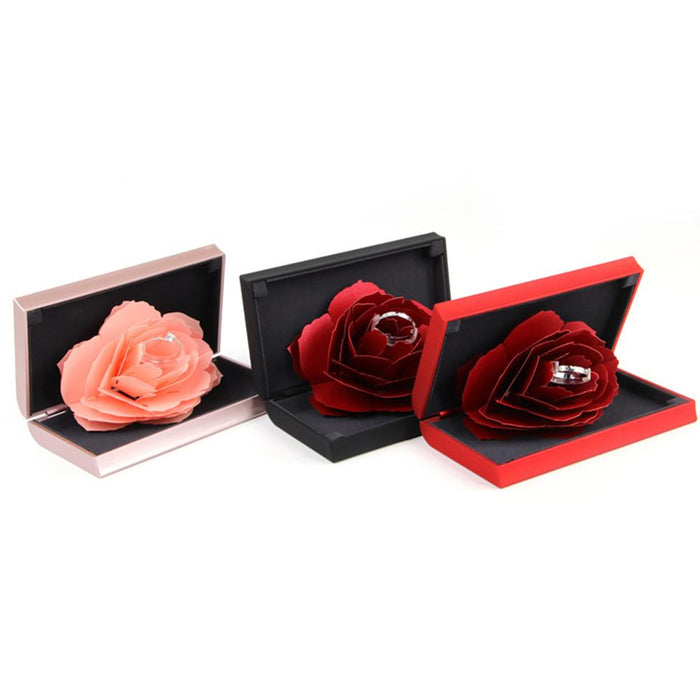 Pop-up Rose Ring Box